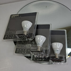 3x E17 LED1213R4 Ledare 100lm 4.5w 120v 60hz Light Bulbs 902.559.16 IKEA